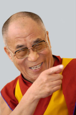 Laughing Dalai Lama